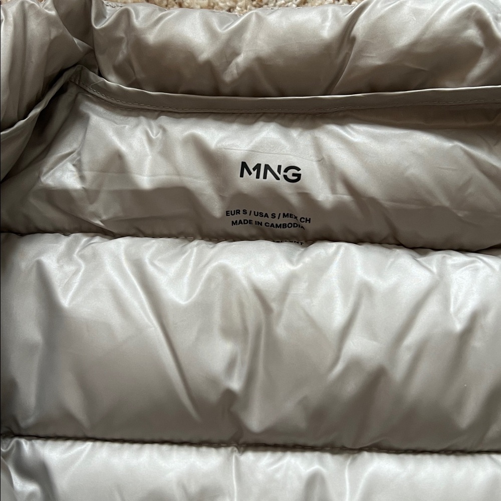 Mango Silver Puffer Jacket - image 2